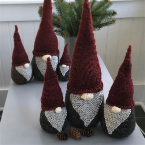 Gnome for the holidays! The last knitted Christmas gift is done. Another set of… | Christmas ...