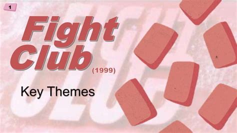 Fight Club- Key Themes | PPT