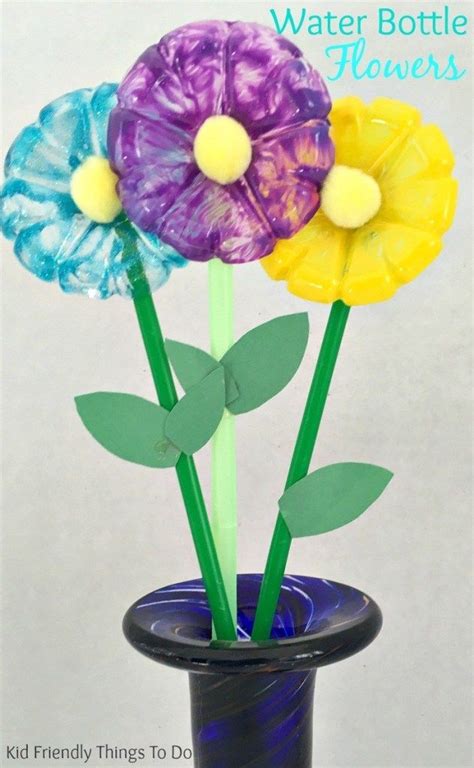 28 Flower Kid Crafts – Bright and Colorful | Flower crafts, Recycled crafts kids, Spring flower ...