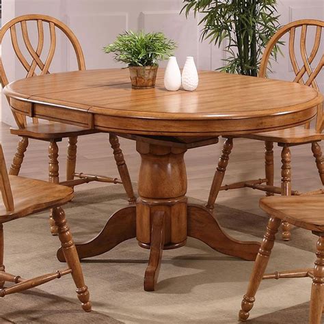 Missouri Round Dining Table (Rustic Oak) ECI Furniture | FurniturePick