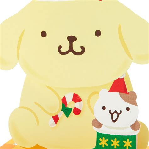 Pompompurin Christmas Card: Jx 85-0 - The Kitty Shop