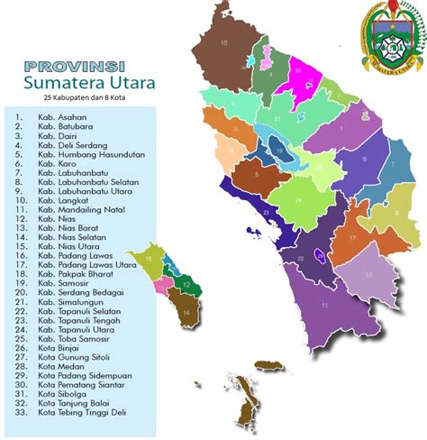 Peta Administrasi Sumatera Utara - IMAGESEE