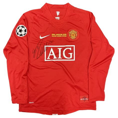 Soccer – Cristiano Ronaldo Signed & Framed Manchester United 2008 Jersey | Taylormade ...