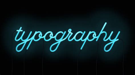 Neon Typography by Skinny Will | Neon typography, Typography, Neon signs