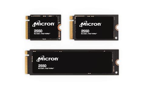 Micron's new 2550 NVMe SSD: first client SSD using NAND with over 200 layers