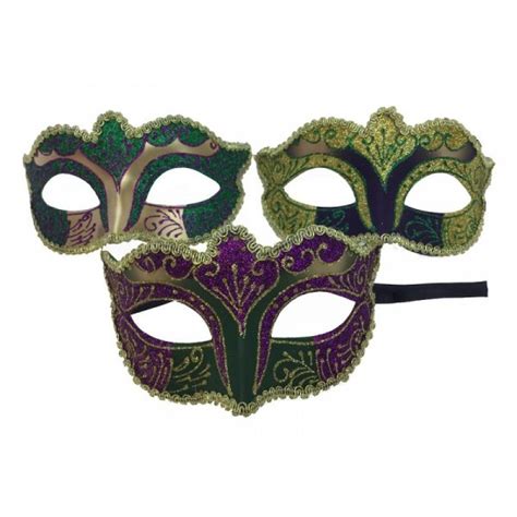 Glitter Mardi Gras Mask | Theatre Garage