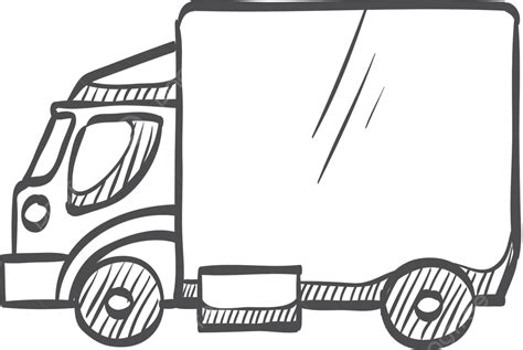 Sketch Icon Truck Vector Truck Clip Art Vector, Vector, Truck, Clip Art PNG and Vector with ...