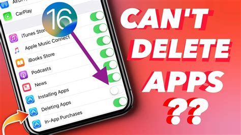 Fix Can't Delete/Uninstall Apps on iPhone iOS 16 - YouTube