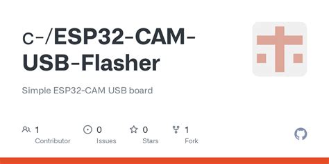 GitHub - c-/ESP32-CAM-USB-Flasher: Simple ESP32-CAM USB board