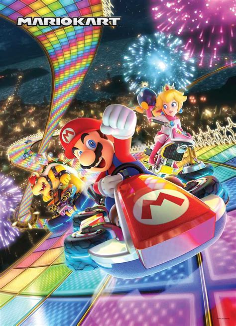 usaopoly Mario Kart Rainbow Road 1000 - Premium Puzzles