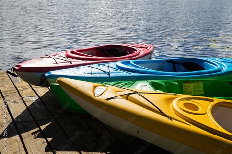 Colorful Kayak Stock Photo | Adobe Stock