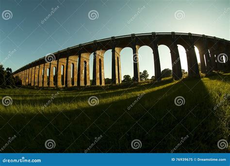 Balcombe Viaduct at Sunset stock image. Image of viaduct - 76939675