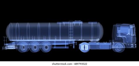 Xray Truck Isolated 3d Render Stock Illustration 489793522 | Shutterstock