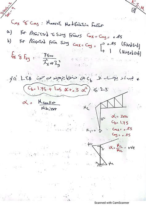 SOLUTION: Design of beam column solved example - Studypool