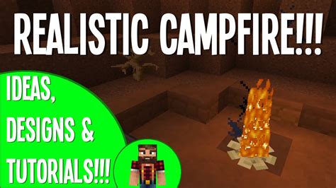 REALISTIC CAMPFIRE!!! :: MINECRAFT TUTORIAL - YouTube