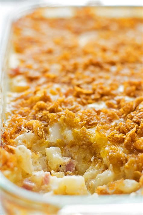 Cheesy Ham and Potato Casserole - Life Made Simple