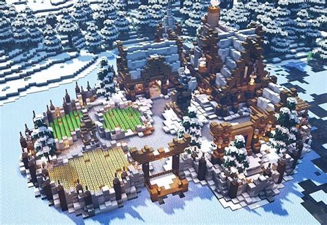 Minecraft Snowy Taiga Wallpaper