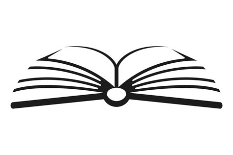 Open Book Icon. Reading Club Logo. Knowl Graphic by vectortatu · Creative Fabrica