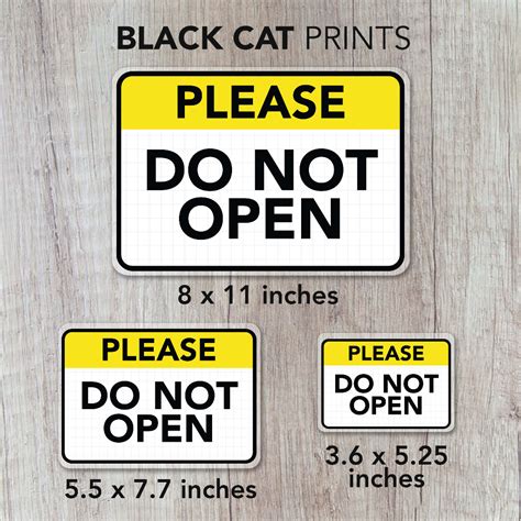 Do Not Open Sign / Laminated Sign / Sign Board | Shopee Philippines