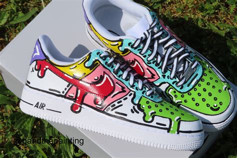 Nike Air Force 1 Cartoon Custom - Cartoon Nike Air Force 1 Custom Shoes ...