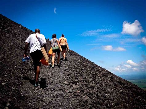 Volcano Boarding on Cerro Negro in Leon, Nicaragua | Backpacking in ...