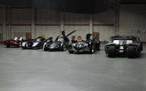 HD Wallpaper: The Legendary Batmobiles from The Dark Knight