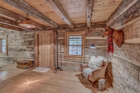 Hand Hewn Log Cabin Newly Renovated, rustic-modern design in Egg Harbor ...