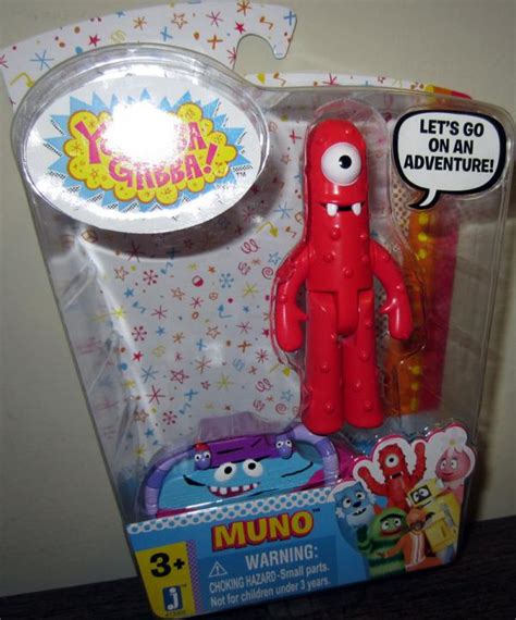 Muno Yo Gabba Gabba action figure Jazwares