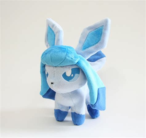 Glaceon Chibi Plush by Yukamina-Plushies on DeviantArt