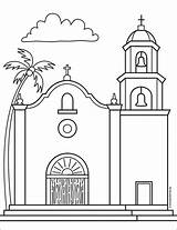 Easy How To Draw A Mission Tutorial And Coloring Page  sketch template