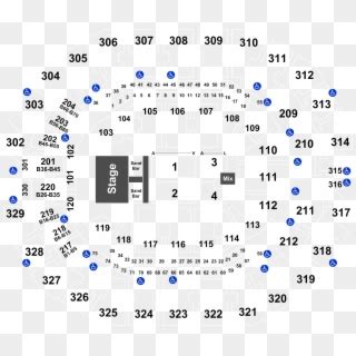 Basketball - Mckale Center Seating Chart Rows, HD Png Download ...