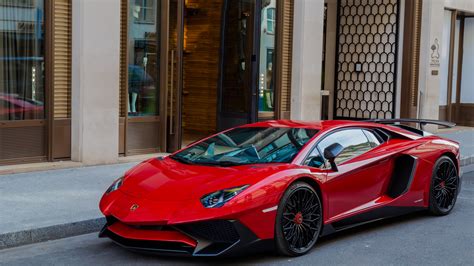 Download Lamborghini Vehicle Lamborghini Aventador SV 4k Ultra HD Wallpaper