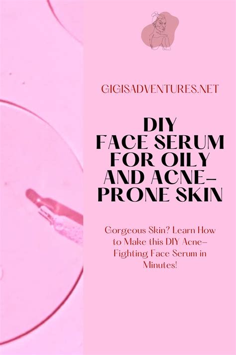 DIY Face Serum for Oily and Acne-Prone Skin | DIY Face Serum