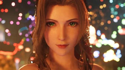 Download Aerith Gainsborough Video Game Final Fantasy VII Remake 4k Ultra HD Wallpaper