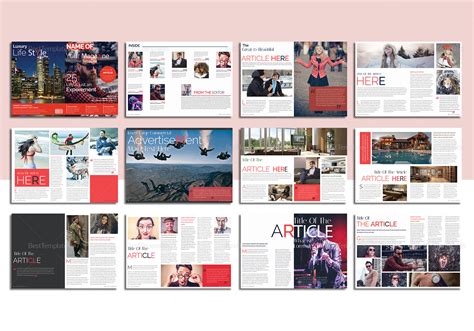 Luxury Lifestyle Magazine Template in PSD, Word, InDesign