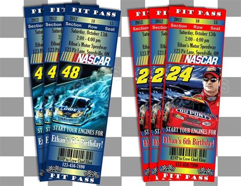 11 Artistic a Nascar Birthday Invitation Templates Background ...