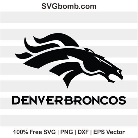 Denver Brоnсоѕ Logo SVG Vector | SVGBOMB | Broncos logo, Denver broncos logo, Denver broncos ...