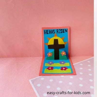 He is Risen Pop Up Card Craft for Kids - Easy Crafts For Kids