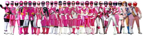 Super Sentai All Pink by omphramz on DeviantArt