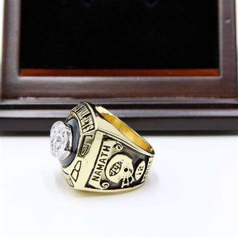 NFL 1968 Super Bowl III New York Jets Championship Replica Ring