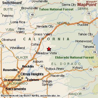 Where is Foresthill, California? see area map & more