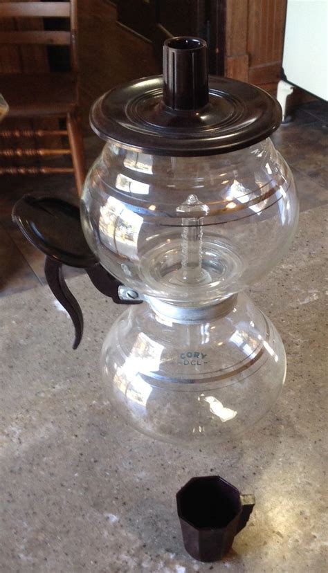 Vintage Cory Coffee Brewer Vacuum Glass Stovetop Percolator Coffee Pot Maker 6 Piece | Coffee ...