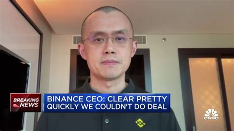 Watch CNBC's full interview with Binance CEO Changpeng Zhao on FTX collapse