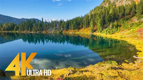 Amazing Nature Scenery of the Mountain Lake - 4K Nature Relax Video ...