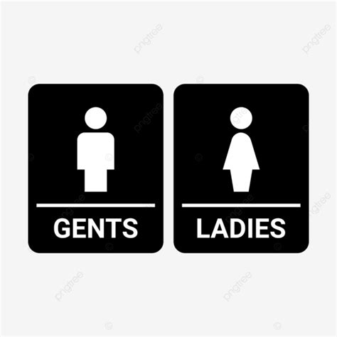 Gents Ladies Toilet Sign, Gents Ladies Toilet, Toilet, Toilet Sign PNG ...