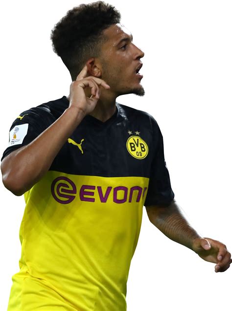 Jadon Sancho Borussia Dortmund football render - FootyRenders