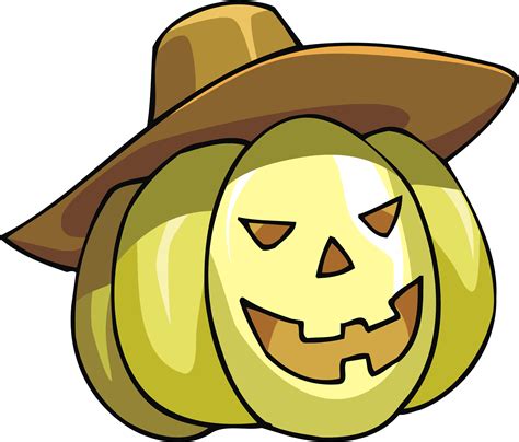 Clipart - pumpkin head