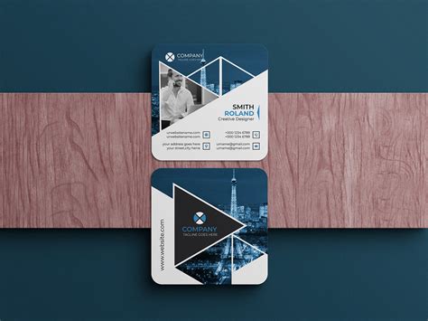 Square Business Card on Behance