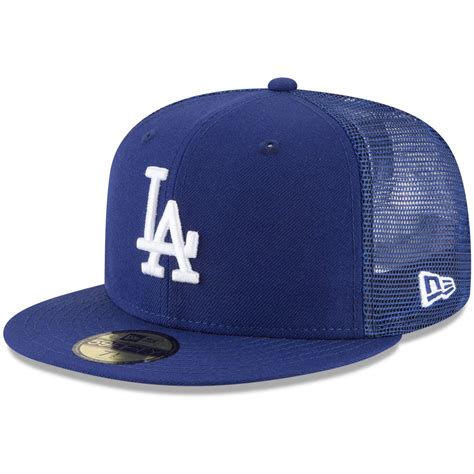 Los Angeles Dodgers New Era On-Field Replica Mesh Back 59FIFTY Fitted ...