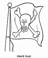 Pirate Flag Coloring Pages  Nation sketch template